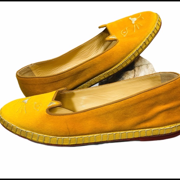 Charlotte Olympia Shoes Charlotte Olympia Cat Flats Poshmark